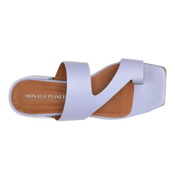 NEW!!! DONALD J. PLINER LAVENDAR LEATHER SANDALS size 40 - Picture 5 of 10